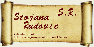 Stojana Rudović vizit kartica